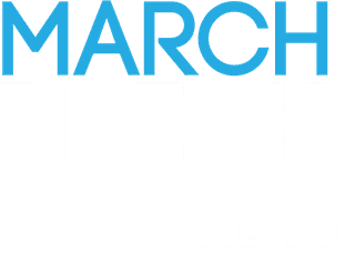 Official logo for March Break presented by Subaru at Blue Mountain