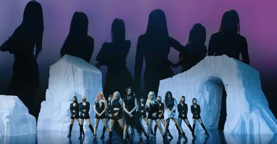 KPOP 2K Squad performing live on stage.